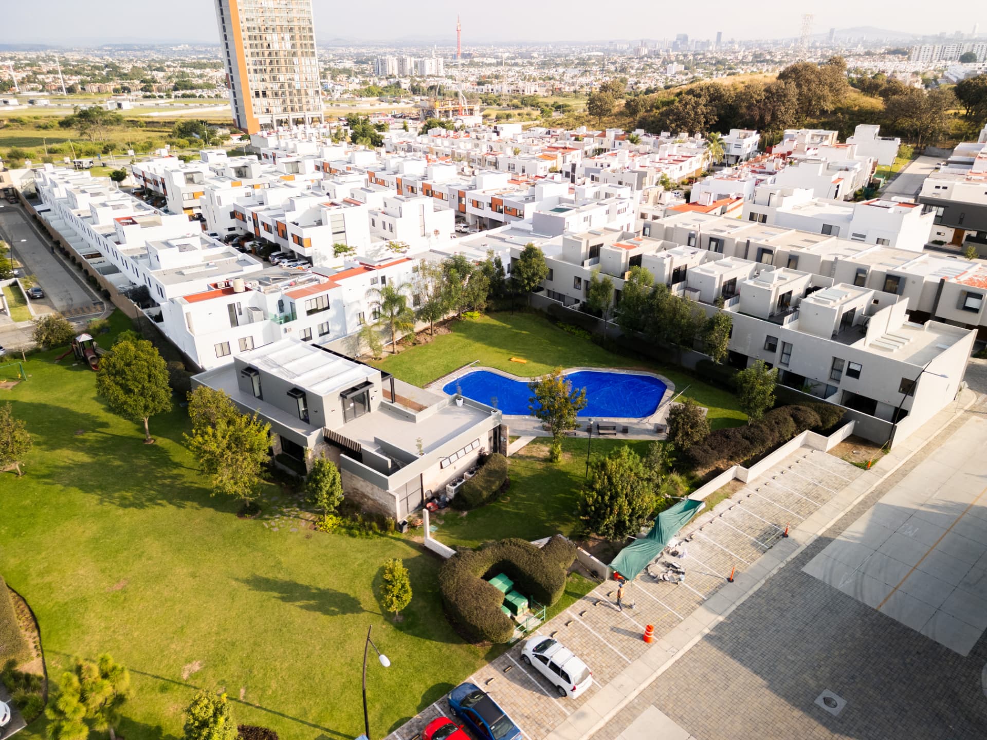 Vista aérea de Vitana Residencial, residencial en Zapopan, Jalisco